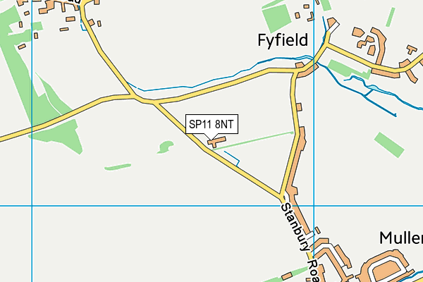 Kimpton Thruxton & Fyfield C Of E Primary School map (SP11 8NT) - OS VectorMap District (Ordnance Survey)
