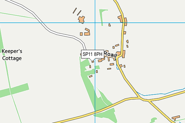 SP11 8PH map - OS VectorMap District (Ordnance Survey)