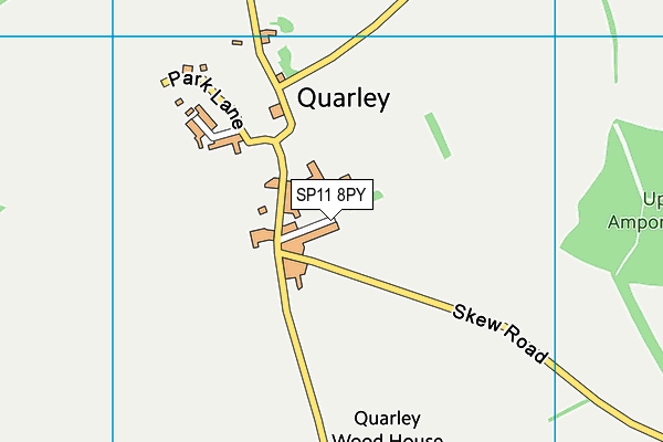 SP11 8PY map - OS VectorMap District (Ordnance Survey)