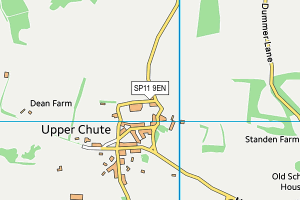 SP11 9EN map - OS VectorMap District (Ordnance Survey)