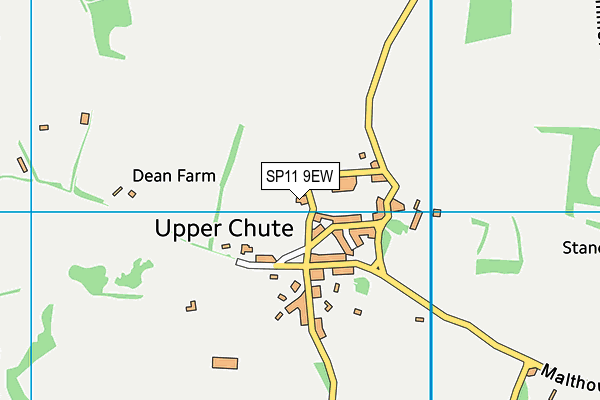 SP11 9EW map - OS VectorMap District (Ordnance Survey)