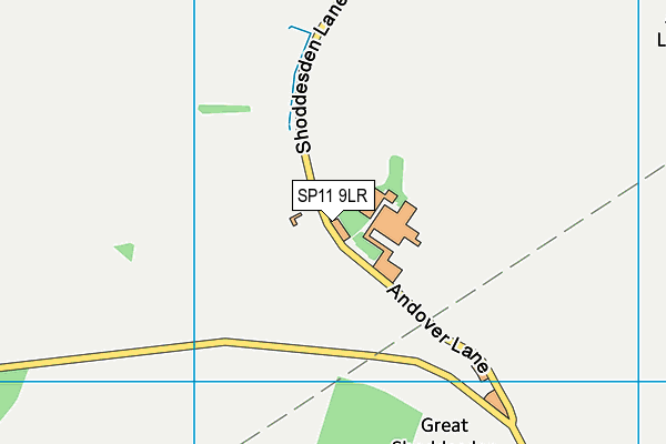 SP11 9LR map - OS VectorMap District (Ordnance Survey)