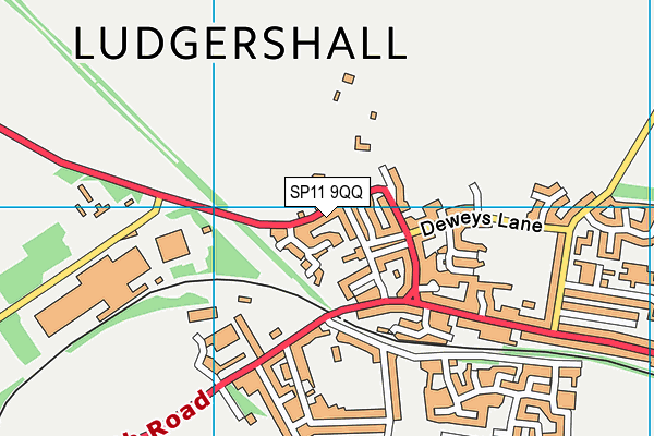 SP11 9QQ map - OS VectorMap District (Ordnance Survey)