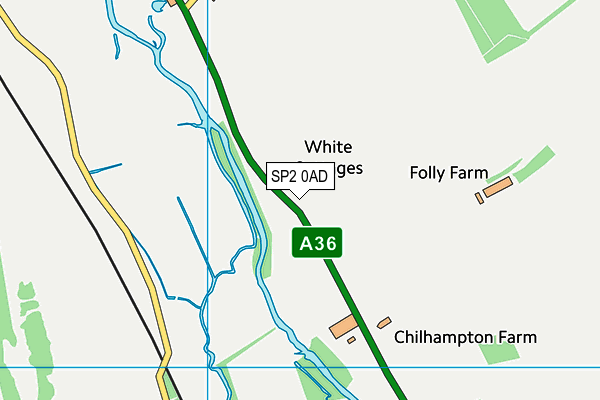 SP2 0AD map - OS VectorMap District (Ordnance Survey)