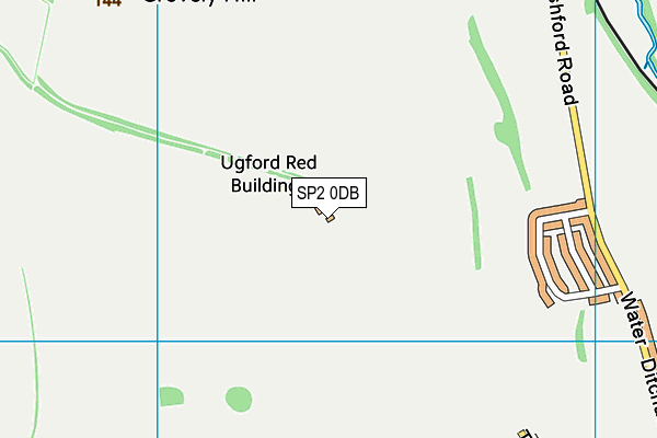 SP2 0DB map - OS VectorMap District (Ordnance Survey)