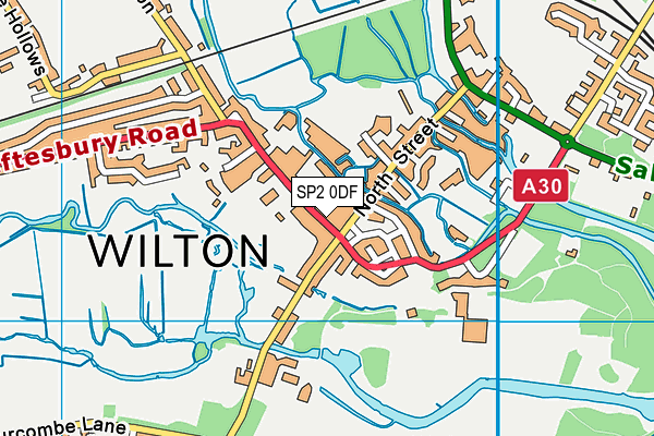 Map of WILTON HARDWARE LIMITED at district scale