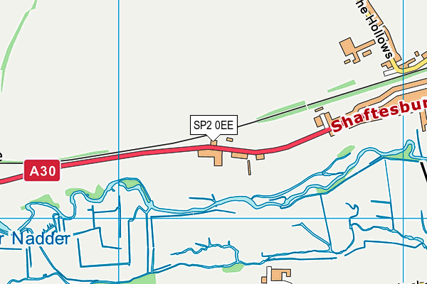 SP2 0EE map - OS VectorMap District (Ordnance Survey)