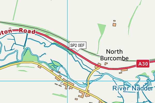 SP2 0EF map - OS VectorMap District (Ordnance Survey)