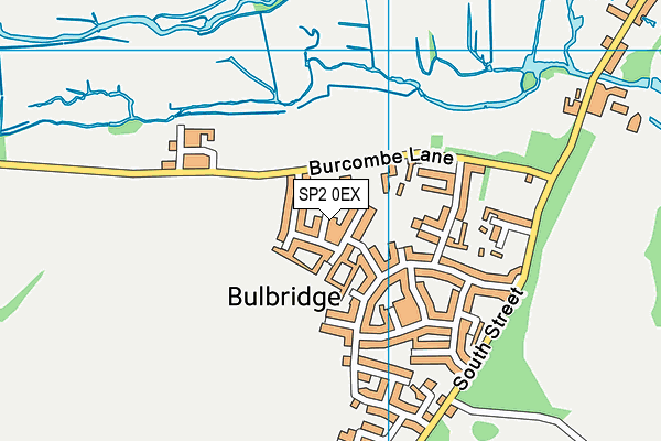 SP2 0EX map - OS VectorMap District (Ordnance Survey)