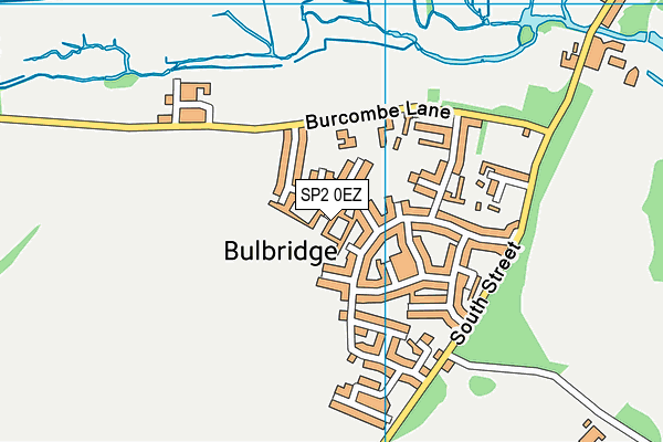 SP2 0EZ map - OS VectorMap District (Ordnance Survey)