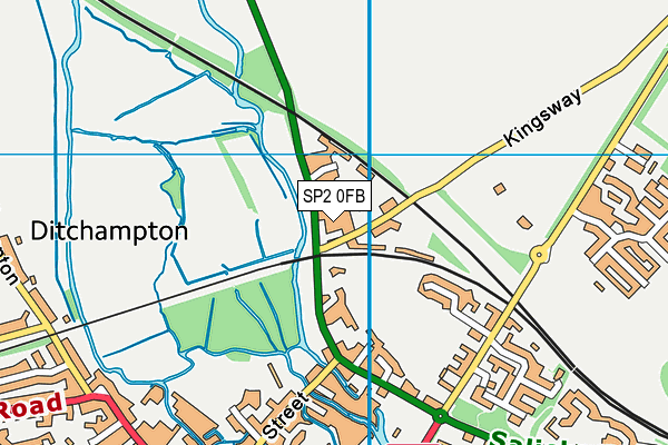 SP2 0FB map - OS VectorMap District (Ordnance Survey)