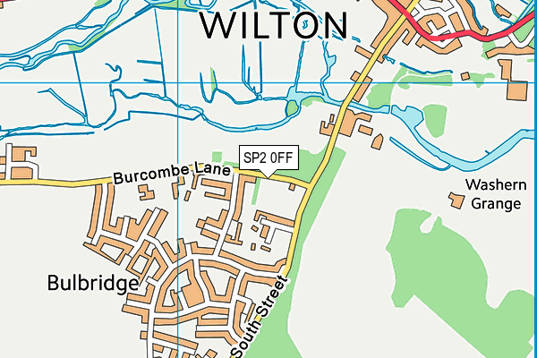 SP2 0FF map - OS VectorMap District (Ordnance Survey)