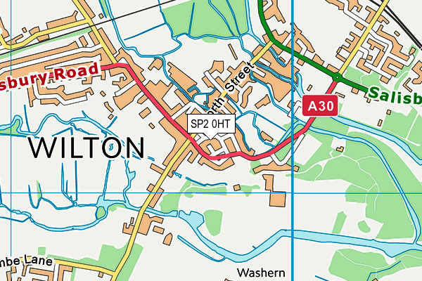 SP2 0HT map - OS VectorMap District (Ordnance Survey)