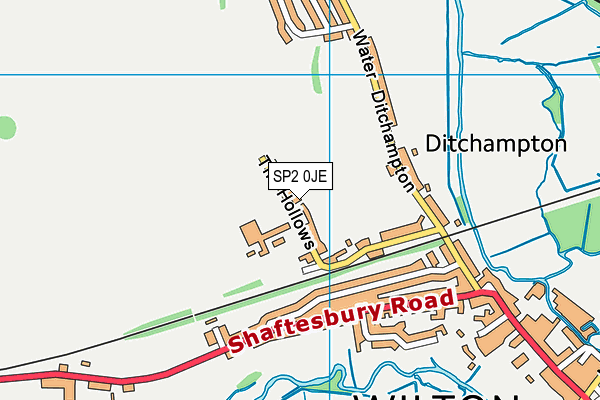 Map of CROCKERS GILLINGHAM LIMITED at district scale