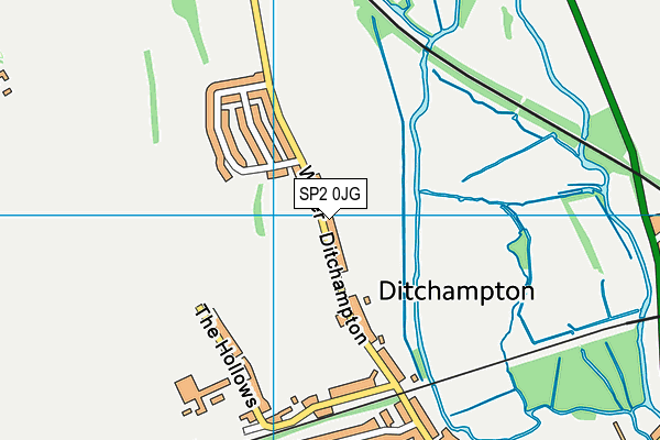 SP2 0JG map - OS VectorMap District (Ordnance Survey)