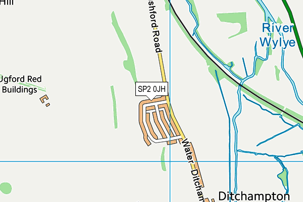 SP2 0JH map - OS VectorMap District (Ordnance Survey)