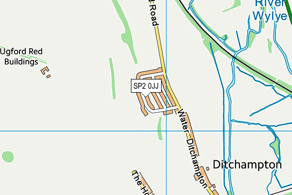 SP2 0JJ map - OS VectorMap District (Ordnance Survey)