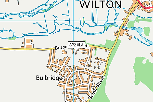 SP2 0LA map - OS VectorMap District (Ordnance Survey)