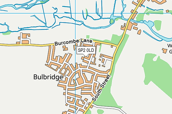 SP2 0LD map - OS VectorMap District (Ordnance Survey)