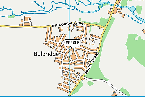 SP2 0LF map - OS VectorMap District (Ordnance Survey)