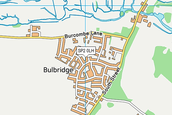 SP2 0LH map - OS VectorMap District (Ordnance Survey)