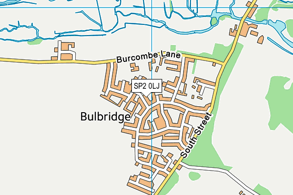 SP2 0LJ map - OS VectorMap District (Ordnance Survey)