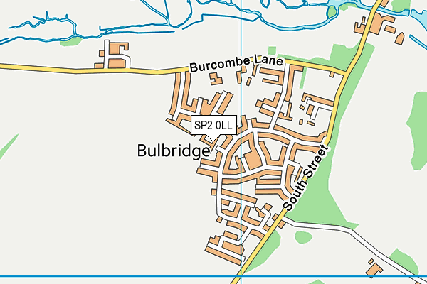 SP2 0LL map - OS VectorMap District (Ordnance Survey)