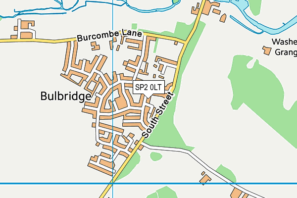 SP2 0LT map - OS VectorMap District (Ordnance Survey)