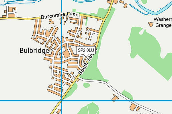 SP2 0LU map - OS VectorMap District (Ordnance Survey)