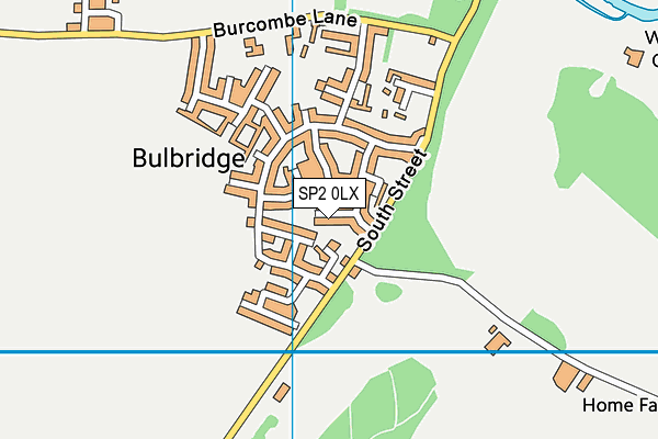 SP2 0LX map - OS VectorMap District (Ordnance Survey)