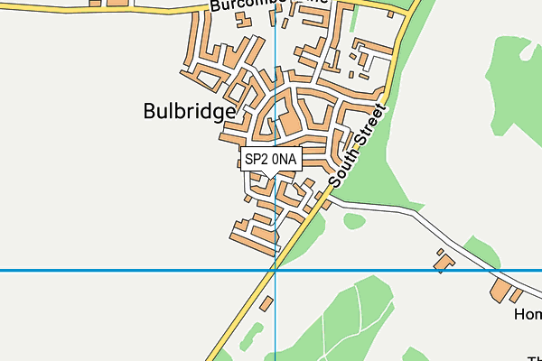 SP2 0NA map - OS VectorMap District (Ordnance Survey)