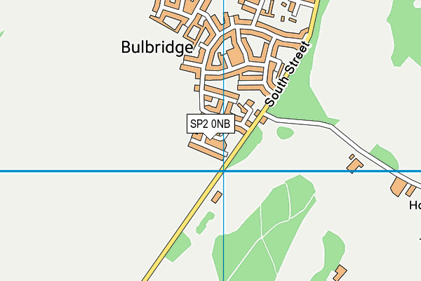 SP2 0NB map - OS VectorMap District (Ordnance Survey)