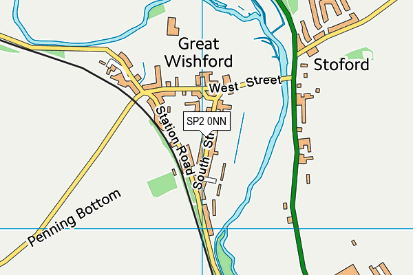 SP2 0NN map - OS VectorMap District (Ordnance Survey)