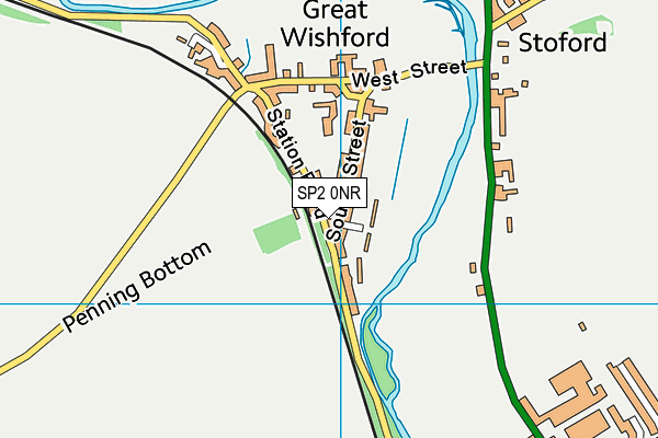 SP2 0NR map - OS VectorMap District (Ordnance Survey)