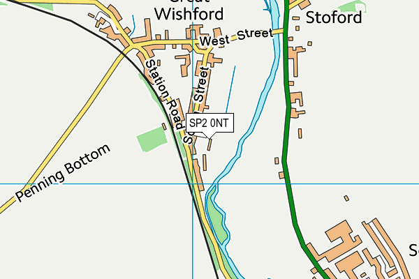 SP2 0NT map - OS VectorMap District (Ordnance Survey)