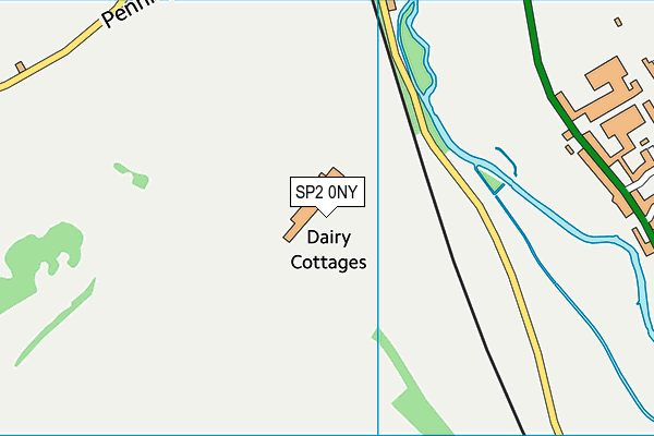 SP2 0NY map - OS VectorMap District (Ordnance Survey)