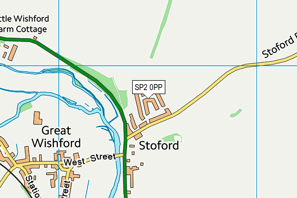 SP2 0PP map - OS VectorMap District (Ordnance Survey)