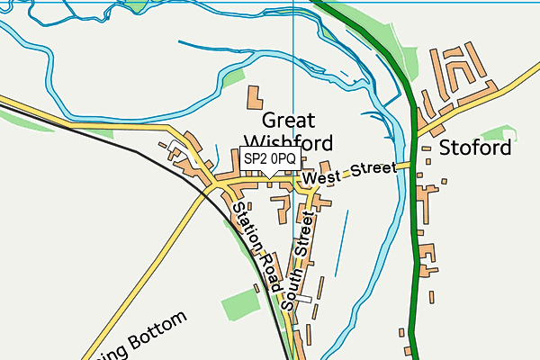 Great Wishford CofE (VA) Primary School map (SP2 0PQ) - OS VectorMap District (Ordnance Survey)