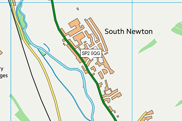 SP2 0QG map - OS VectorMap District (Ordnance Survey)