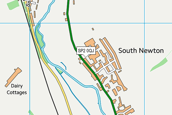 SP2 0QJ map - OS VectorMap District (Ordnance Survey)