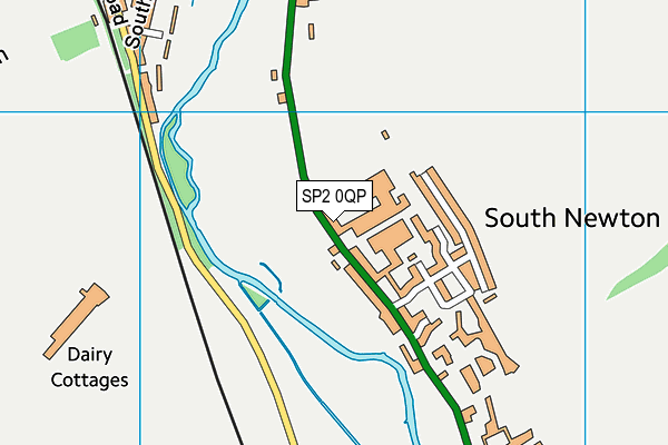 SP2 0QP map - OS VectorMap District (Ordnance Survey)