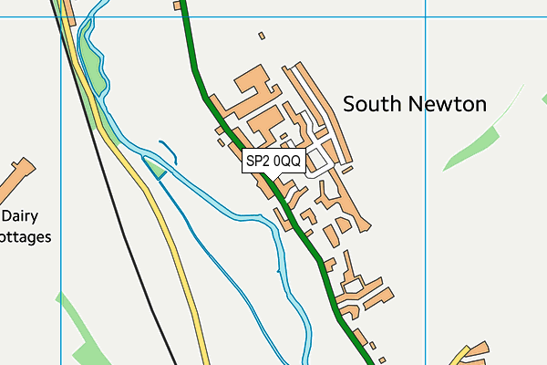 SP2 0QQ map - OS VectorMap District (Ordnance Survey)