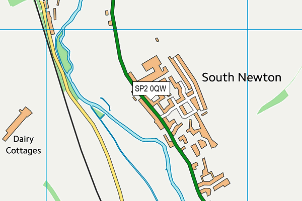 SP2 0QW map - OS VectorMap District (Ordnance Survey)