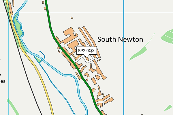 SP2 0QX map - OS VectorMap District (Ordnance Survey)