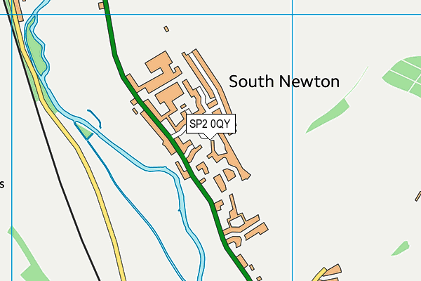 SP2 0QY map - OS VectorMap District (Ordnance Survey)