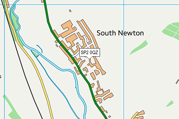 SP2 0QZ map - OS VectorMap District (Ordnance Survey)