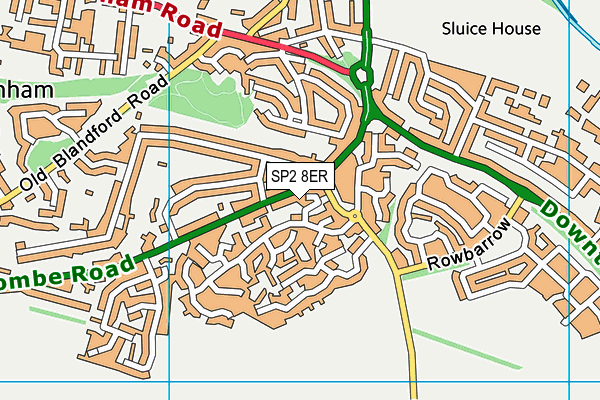 SP2 8ER map - OS VectorMap District (Ordnance Survey)