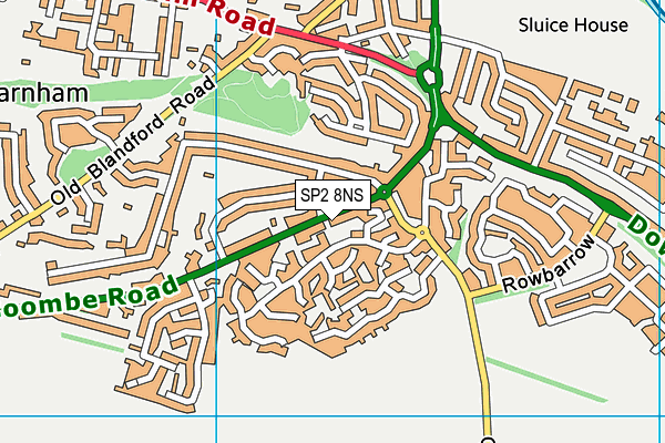 SP2 8NS map - OS VectorMap District (Ordnance Survey)