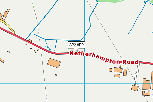 SP2 8PP map - OS VectorMap District (Ordnance Survey)