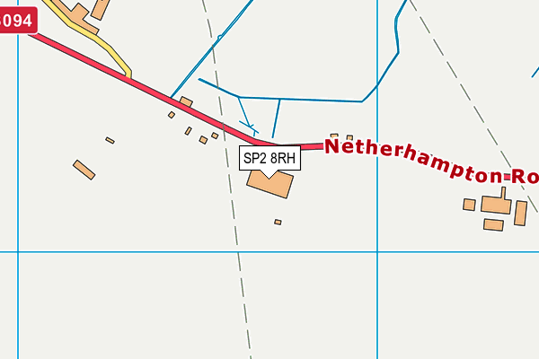 SP2 8RH map - OS VectorMap District (Ordnance Survey)